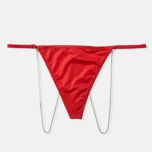 Victorias Secret Very Sexy V-String with detachable micro rhinestones chain